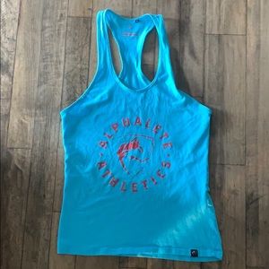 Alphalete blue stringer